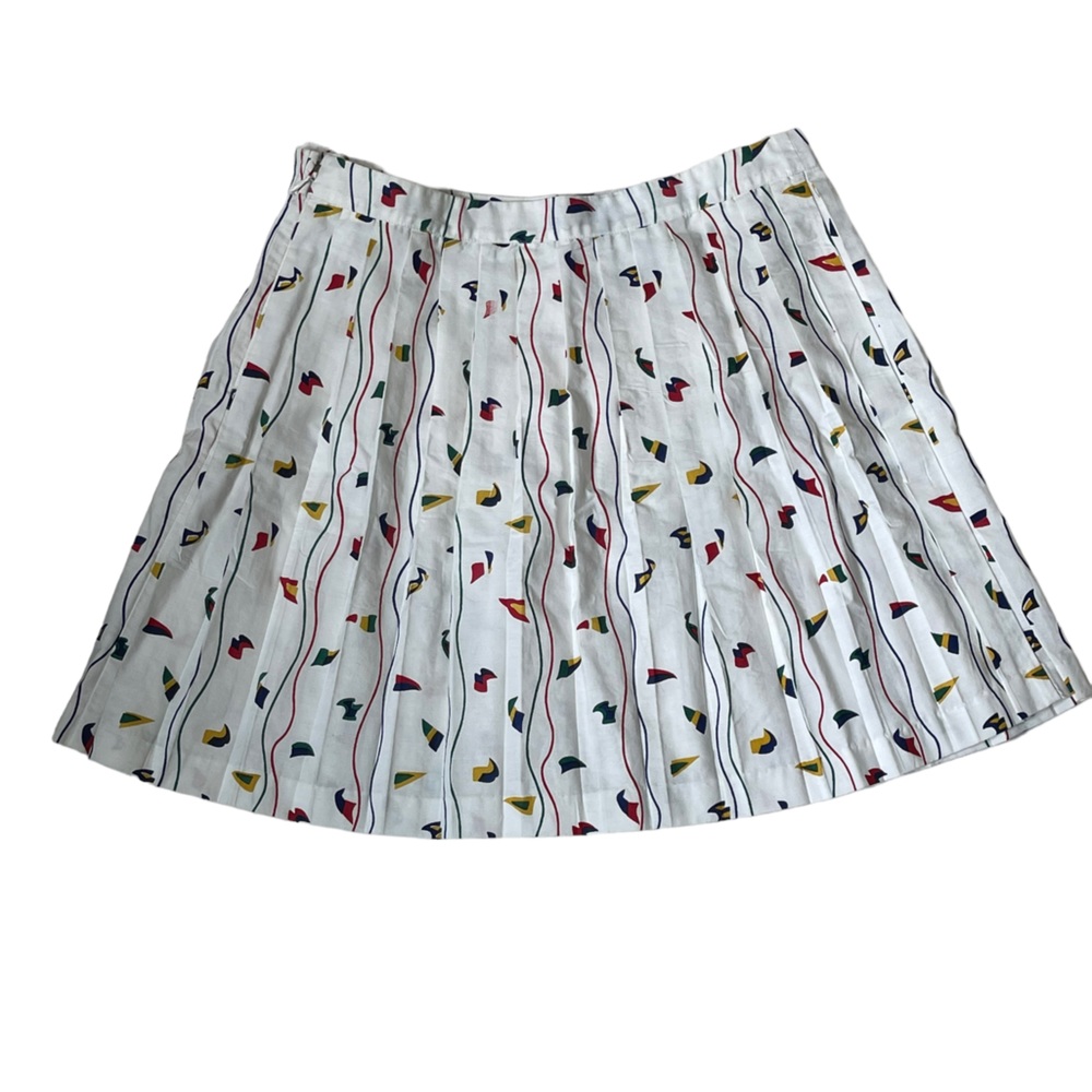 BDG PLEATED GEO PRINT SKIRT